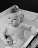 High angle view of a baby in a bathtub Poster Print - Item # VARSAL2559106
