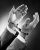 Close-up of man's hand wearing handcuffs Poster Print - Item # VARSAL2553786