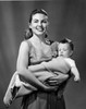 Portrait of young mother holding baby boy Poster Print - Item # VARSAL2559819C