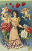 To My Valentine  C. 1900  Nostalgia Cards  Illustration Poster Print - Item # VARSAL9801063