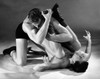 Two mid adult men wrestling Poster Print - Item # VARSAL2554081