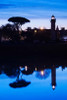 Silhouette of Old Port Lighthouse at dawn  La Rochelle  Charente-Maritime  Poitou-Charentes  France Poster Print by Panoramic Images (24 x 36) - Item # PPI147819