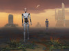 Androids explore an alien planet Poster Print - Item # VARPSTMAS100139S