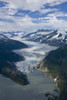 Aerial View Of Mendenhall Glacier Winding Its Way Down From The Juneau Icefield To Mendenhall Lake In Tongass National Forest Near Juneau, Alaska PosterPrint - Item # VARDPI2160301