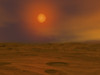 Artist's concept of Teide 1 from the surface of a hypothetical Mars-like planet Poster Print - Item # VARPSTWMY100097S