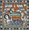 The Nativity 12th Century Stained Glass Chartres Cathedral  France Poster Print - Item # VARSAL9005656