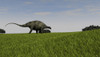 Brachytrachelopan walking across prehistoric grasslands Poster Print - Item # VARPSTKVA600586P