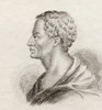 Marcus Tullius Cicero, 106 Bc To 43 Bc. Roman Philosopher, Statesman, Lawyer, Political Theorist, And Roman Constitutionalist. From Crabb's Historical Dictionary Published 1825. PosterPrint - Item # VARDPI1905855