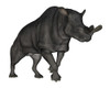 Brontotherium isolated on white background Poster Print - Item # VARPSTEDV600320P