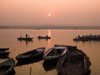 Boats On Ganges River At Sunset; Varanasi, India PosterPrint - Item # VARDPI1841459