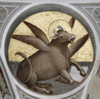Saint Luke as an Ox   Giusto di Giovanni Menabuoi   Fresco   Baptistry of the Cathedral  Padua Poster Print - Item # VARSAL263473