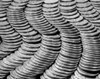 Close-up of stacks of coins Poster Print - Item # VARSAL25526225