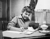 Young woman writing letter Poster Print - Item # VARSAL25527189