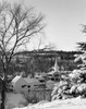 USA  New Hampshire  Whitefield  village in snow Poster Print - Item # VARSAL255424048