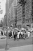 USA  New York City  Crowds at Fifth Avenue and 42nd Street Poster Print - Item # VARSAL255424384