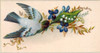 Bird with Flowers  Nostalgia Cards Poster Print - Item # VARSAL9801304