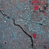 Satellite view of Minneapolis, Minnesota, 1990's Poster Print - Item # VARPSTSTK200319S