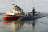 San Diego, June 17, 2011 - The Los Angeles-class attack submarine USS San Francisco returns to Naval Base Point Loma from a daylong distinguished visitor embarkation. Poster Print - Item # VARPSTSTK106169M