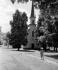 Woman walking to church Poster Print - Item # VARSAL255416895