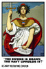 Vintage World War One poster of Lady Liberty holding a sword and a scroll Poster Print - Item # VARPSTJPA100692M