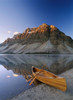 Canoe at the lakeside  Bow Lake  Alberta  Canada Poster Print by Panoramic Images (27 x 36) - Item # PPI116222