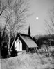 USA  New Hampshire  Jefferson  Episcopal church at night Poster Print - Item # VARSAL255421525