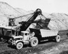 Loading coal in a dump truck in a mining operation Poster Print - Item # VARSAL25534903