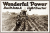 Historic tractor advertisement from early 20th century. PosterPrint - Item # VARDPI12272339