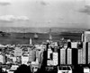 USA  California  San Francisco  High angle view with Golden Gate Bridge and skyscrapers Poster Print - Item # VARSAL255424595