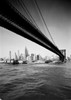 USA  New York City  Brooklyn Bridge with Lower Manhattan skyline in background. Poster Print - Item # VARSAL255422525