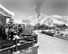 USA  Idaho  Sun Valley  two young couples standing on porch Poster Print - Item # VARSAL25529286