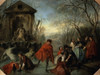 Winter Or The Skaters L'hiver Ou Les Patineurs Nicolas Lancret Musee du Louvre  Paris  France Poster Print - Item # VARSAL11581994