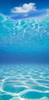 French Polynesia, Underwater Sandy Bottom And Surface Reflection With Cloud. PosterPrint - Item # VARDPI1975266