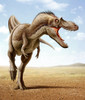 Gorgosaurus running across an open desert Poster Print - Item # VARPSTMHA600008P