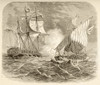 An American Navy Ship Captures An Algerian Pirate Ship Off The Barbary Coast During The First Barbary War 1801 To 1805. PosterPrint - Item # VARDPI1872452