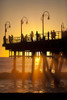 Santa Monica Pier At Sunset, Los Angeles, California PosterPrint - Item # VARDPI2072275