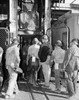 Rear view of coal miners entering in a coal mine  Broken Hill Mine  Broken Hill  New South Wales  Australia Poster Print - Item # VARSAL25535617