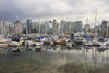 Sailboats reflected in Coal Harbour; Vancouver, British Columbia, Canada PosterPrint - Item # VARDPI2386875