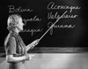 Side profile of a female teacher teaching in the classroom Poster Print - Item # VARSAL25517624A
