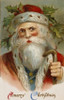 Merry Christmas: Santa  Nostalgia cards Poster Print - Item # VARSAL9801239