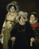 The Three Gand Ladies     19th C.   Jacques-Louis David Poster Print - Item # VARSAL1158920