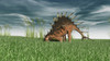 Kentrosaurus grazing in prehistoric grasslands Poster Print - Item # VARPSTKVA600581P