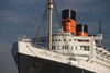 Rms Queen Mary cruise ship at a port  Long Beach  Los Angeles County  California  USA Poster Print by Panoramic Images (24 x 16) - Item # PPI124722