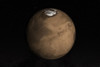 Planet Mars slightly tilted to show the Martian North Pole Poster Print - Item # VARPSTSTK203790S