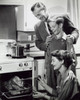 Parents and their son preparing a turkey in the kitchen Poster Print - Item # VARSAL2553161