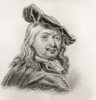 Gerrit Dou, 1613 To 1675. Dutch Golden Age Painter, From Crabb's Historical Dictionary Published 1825. PosterPrint - Item # VARDPI1905926