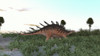 Kentrosaurus in a prehistoric landscape Poster Print - Item # VARPSTKVA600387P