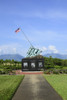 The Pacific War Memorial, located in Oahu on Marine Corps Base Hawaii. The Koolau Mountains can be seen in background Poster Print - Item # VARPSTRYN100010T