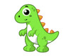 Cute illustration of Tyrannosaurus Rex Poster Print - Item # VARPSTSTK600033P