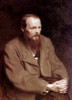 Portrait of Fyodor Dostoyevsky 1821-1881 by Vasili Grigorevich Perov  oil on canvas  1872  1834-1882  Russia  Moscow  The Tretyakov Gallery Poster Print - Item # VARSAL90065022